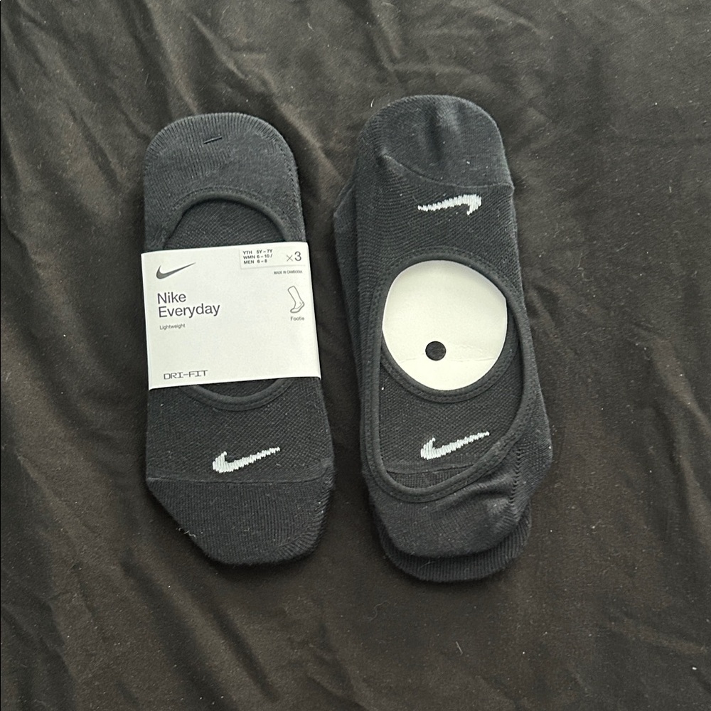 Nike Everyday Black Low-Cut Socks